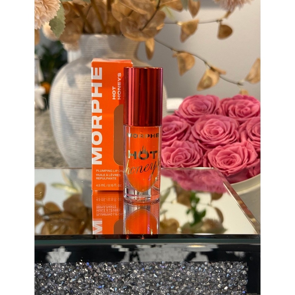Morphe Hot Honeys Plumping Lip Oil – Heat Swarm – 4.5mL New in Box ~ Gloss